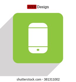 smartphone icon,vector illustration