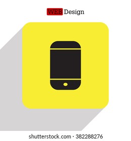 smartphone icon,vector illustration