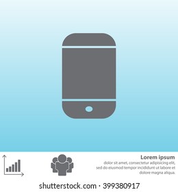 smartphone icon,vector illustration