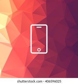 smartphone icon,vector illustration