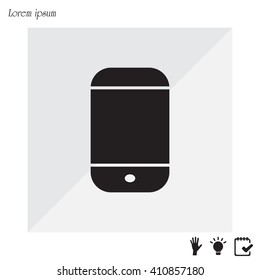 smartphone icon,vector illustration