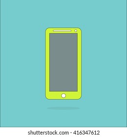 smartphone icon,vector illustration