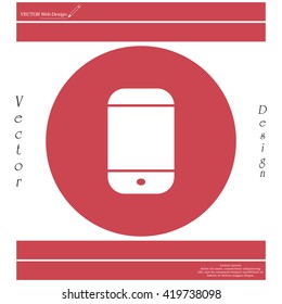 smartphone icon,vector illustration