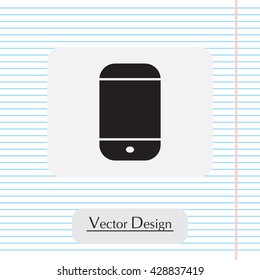 smartphone icon,vector illustration