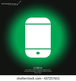smartphone icon,vector illustration