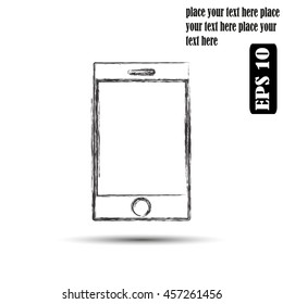 Smartphone icon,vector illustration