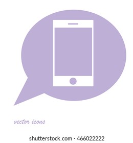 Smartphone icon,vector illustration
