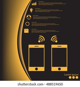 Smartphone icon,vector illustration