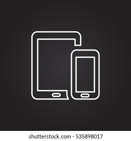 smartphone icon,vector illustration

