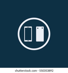 smartphone icon,vector illustration