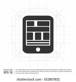 smartphone icon,vector illustration

