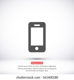 smartphone icon,vector illustration