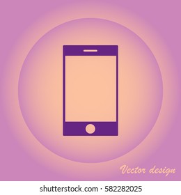 Smartphone icon,vector illustration