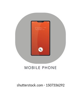 Smartphone icon,vector illustration flat style