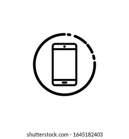 icono de smartphone,ilustración vectorial - alta calidad
