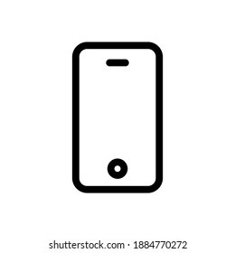 Smartphone-Symbol, Vektorgrafik-Logo-Illustration einfaches Design, perfekt für alle Projekte