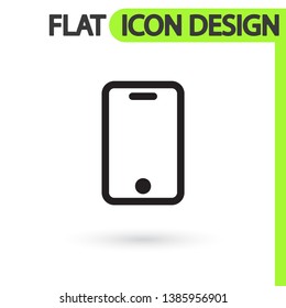 smartphone icon,vector illustration , lorem ipsum Flat design