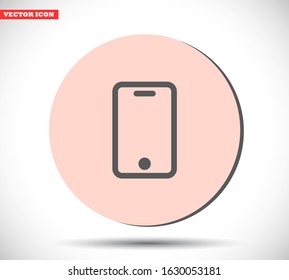 smartphone icon,vector illustration , lorem ipsum Flat design