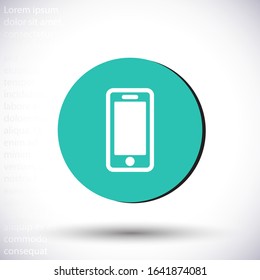 smartphone icon,vector illustration , lorem ipsum Flat design
