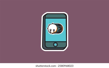  Smartphone Illustration with Islamic appearance