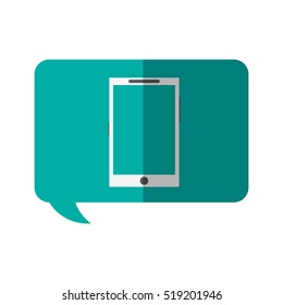 Smartphone inside bubble design