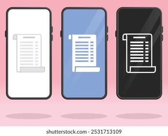 Recargo de Facturación de papel del Comprobante de la Factura del smartphone