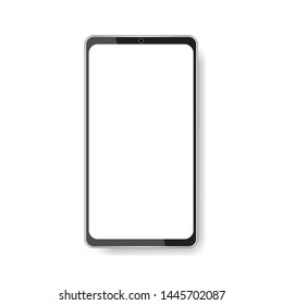 Smartphone isolated with blank screen, Mobile phone