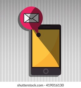 smartphone isolated design 