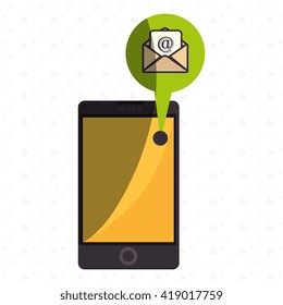 smartphone isolated design 