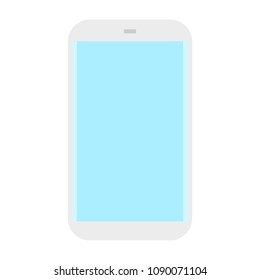 smartphone isolated on white background