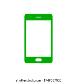 Smartphone isolated on white background