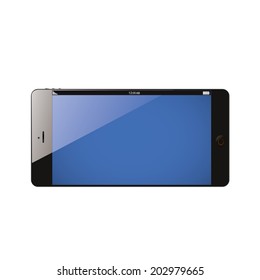 Smartphone isolated on white background