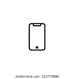 Smartphone isolated on white background