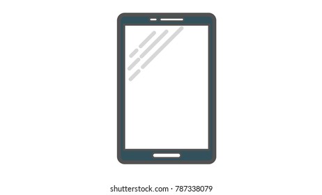 Smartphone isolated vector illustration