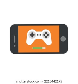 Smartphone with joystick on the screen