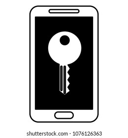 smartphone with key door security
