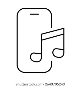Smartphone Line Editable Stroke Icon. Mobile Phone Functions, Settings, Technology, Apps, Security, Shopping, Mobile Wallet, Marketing, Promotion, Communication Vector Illustration