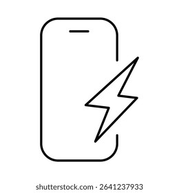 Smartphone Line Editable Stroke Icon. Mobile Phone Functions, Settings, Technology, Apps, Security, Shopping, Mobile Wallet, Marketing, Promotion, Communication Vector Illustration