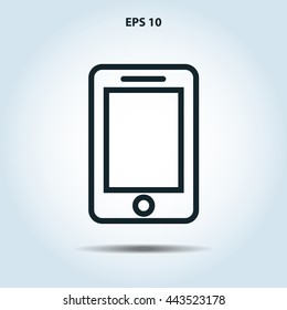 smartphone line icon