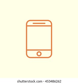 smartphone line icon