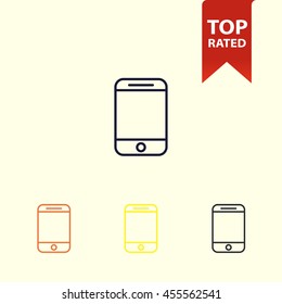 smartphone line icon