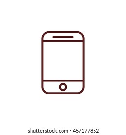 smartphone line icon