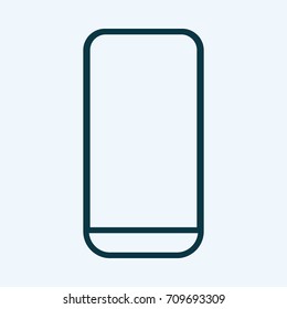 Smartphone line icon