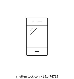 Smartphone line icon. Icons for web or mobile interfaces