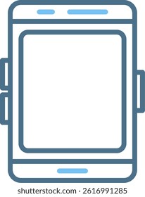 Smartphone Line Two Colour Icon