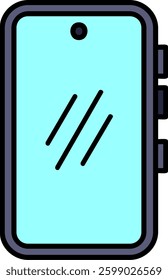 Smartphone Line vector Icon Design