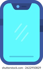Design de ícone de vetor de linha Smartphone