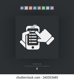 Smartphone list icon