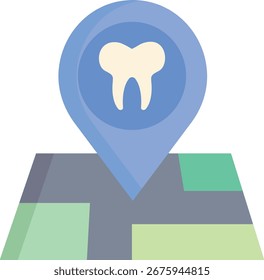 Diseño de icono plano de ubicación de smartphone