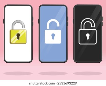 Bloqueo de Smartphone Abrir descifrado desbloqueado de candado